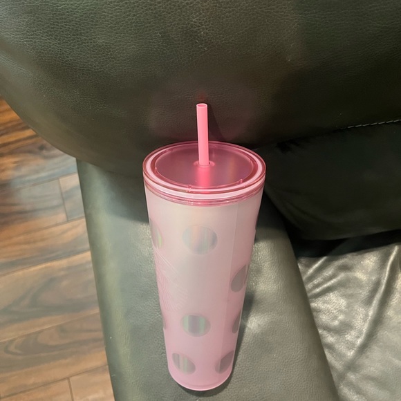 DISNEYLAND Mickey Mouse Piglet Pink Starbucks Tumbler 2022 Venti NEW w/Straw NEW - Picture 4 of 5
